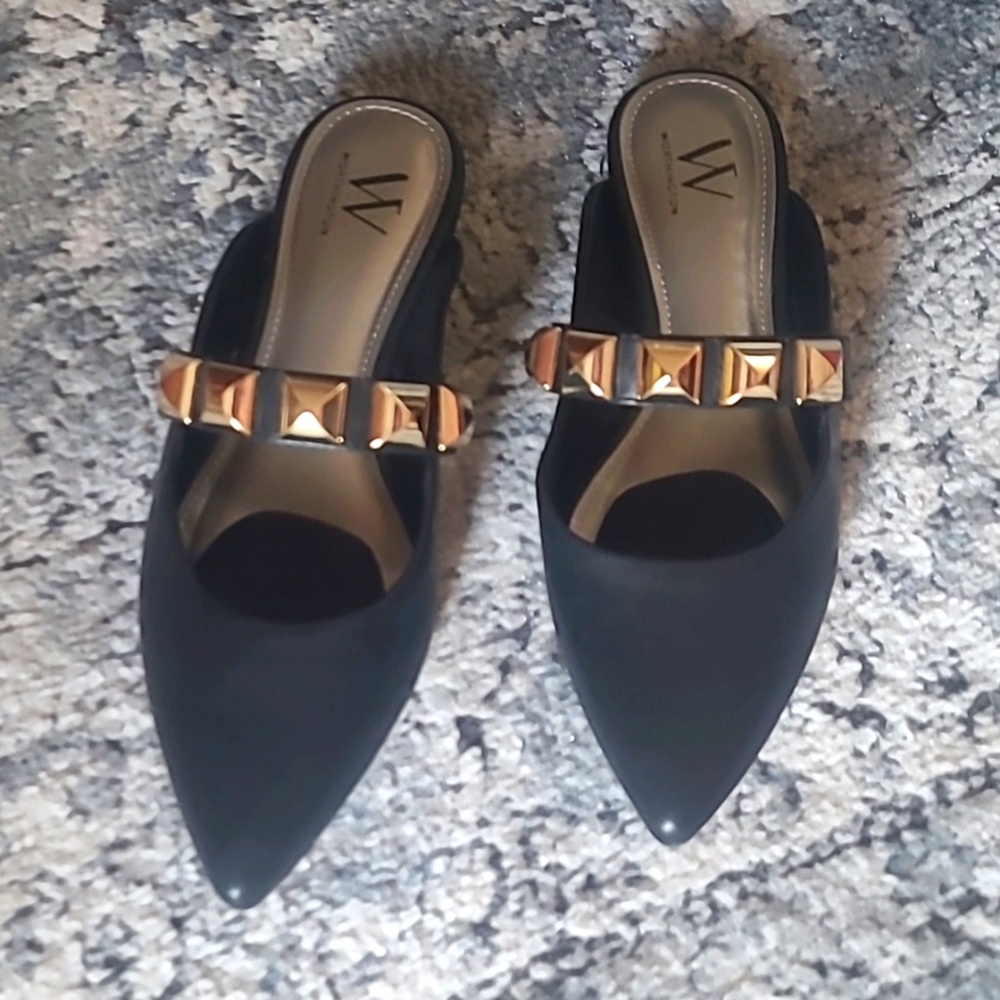 Worthington Jeweled Mule Flats US 8